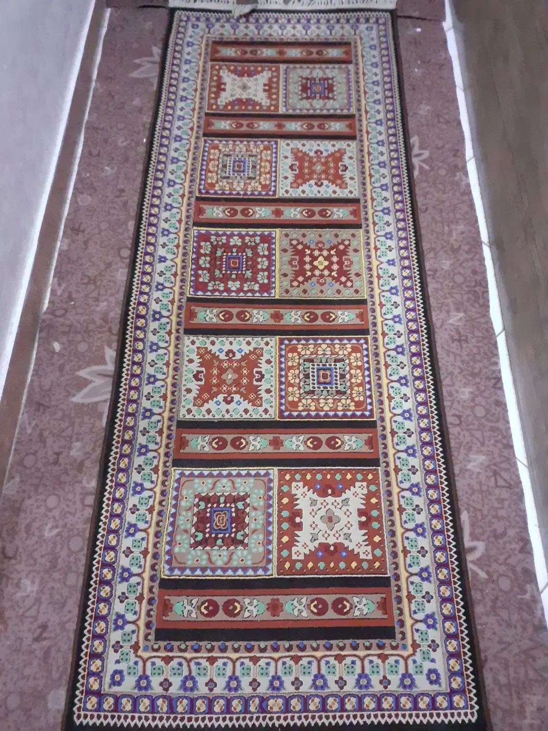 فرش گلیم  ۲متری|فرش|باقرشهر, |دیوار