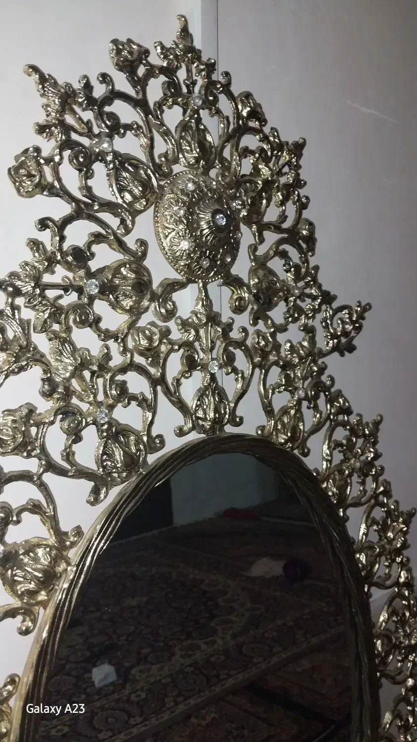 آیینه شمعدان|آینه|قم, شاه ابراهیم|دیوار