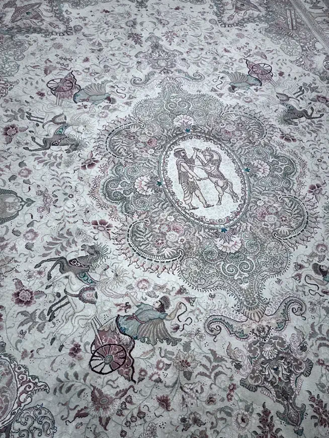 فرش|فرش|قزوین, |دیوار