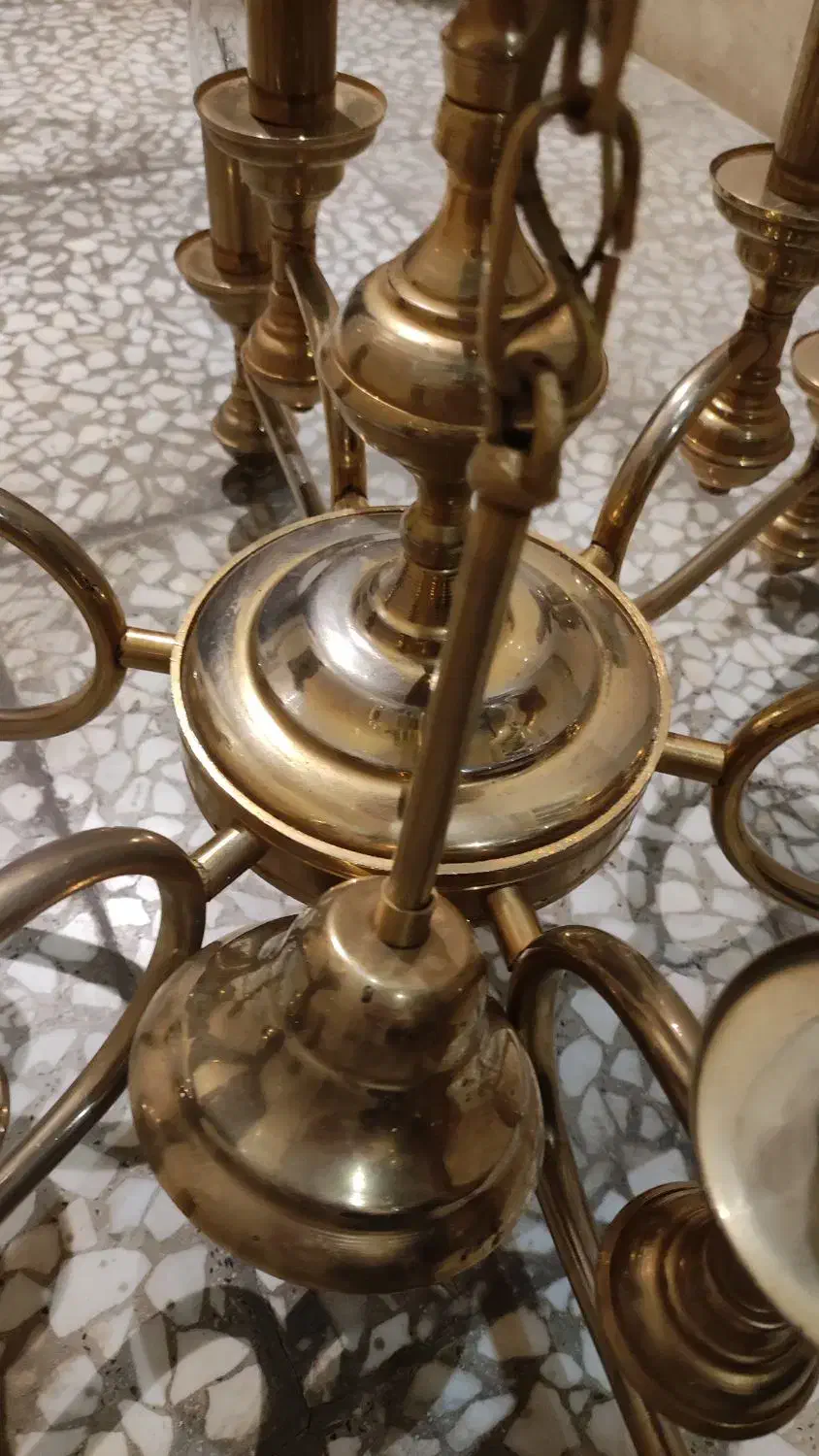 لوستر شش شاخه|لوستر و چراغ آویز|کرج, گلستان|دیوار