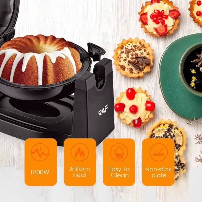 کیک پز راف مدلR500 چرخشی آکبند|اجاق گاز و لوازم برقی پخت‌وپز|کرج, شهرک فهمیده|دیوار