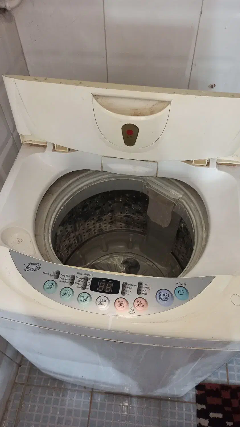 لباسشویی الجی در بالا|ماشین لباسشویی و خشککن لباس|رامهرمز, |دیوار