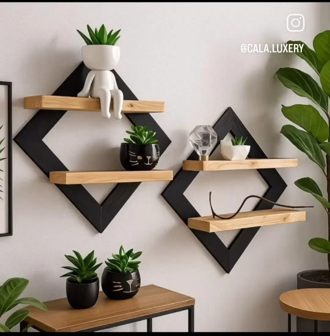 شلف اکسسوری قفسه دکوراسیون|کتابخانه، شلف، قفسههای دیواری|ارومیه, |دیوار