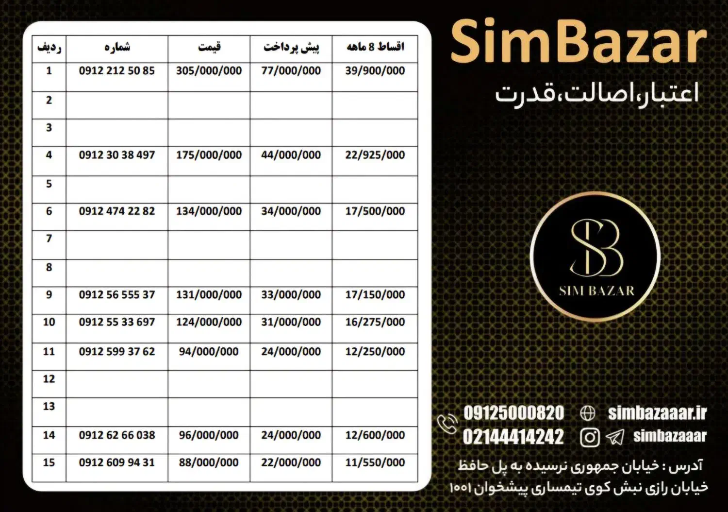 0912.938.70.11|سیم‌کارت|اراک, |دیوار