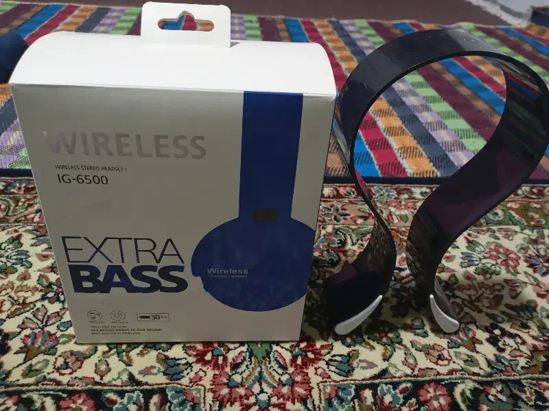 هدفون مدل وی ار لباس رنگ آبی کاربونی|لوازم جانبی موبایل و تبلت|کرمان, |دیوار