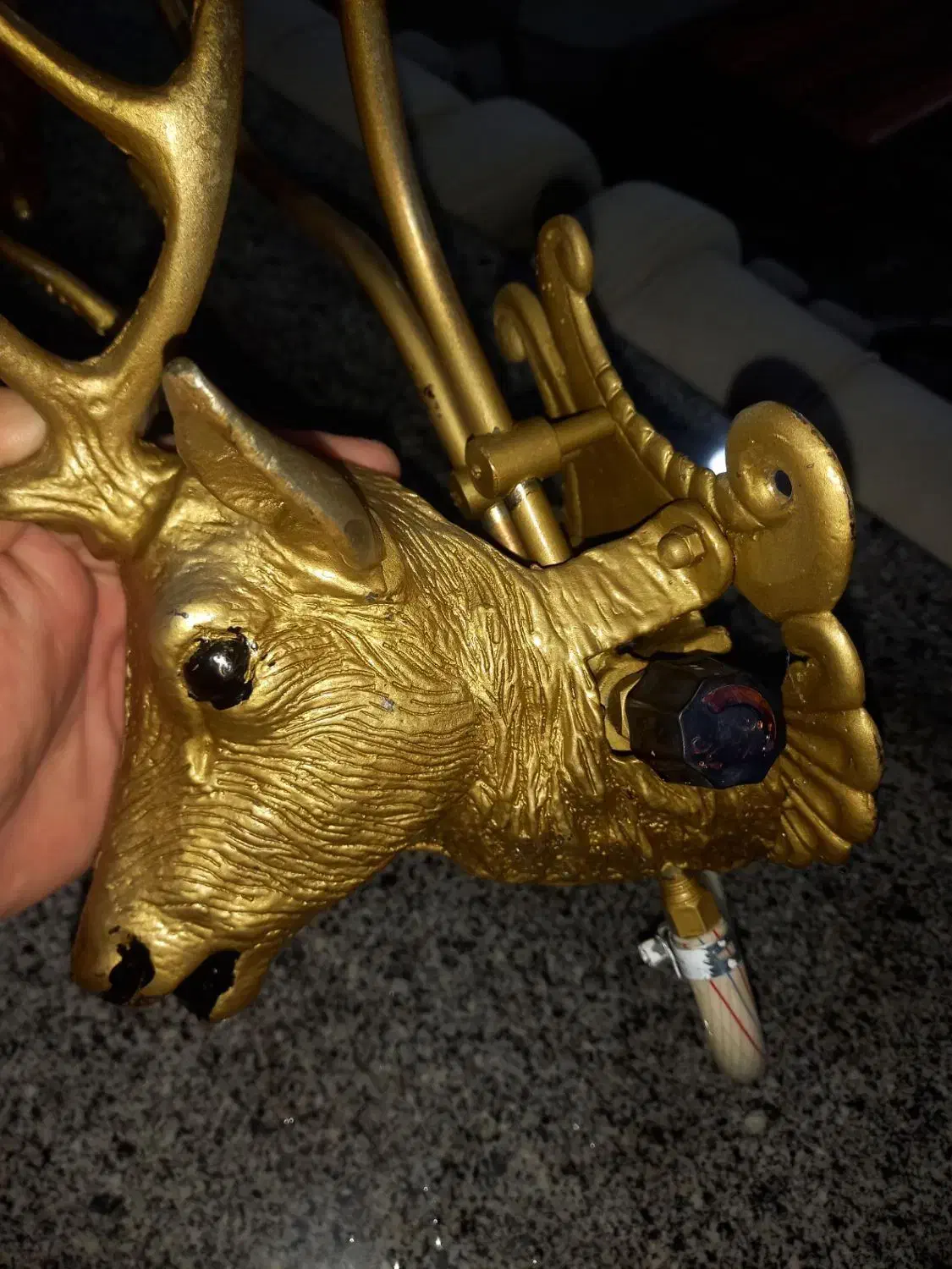 چراغ گازی برنز دیواری|لوستر و چراغ آویز|تبریز, |دیوار