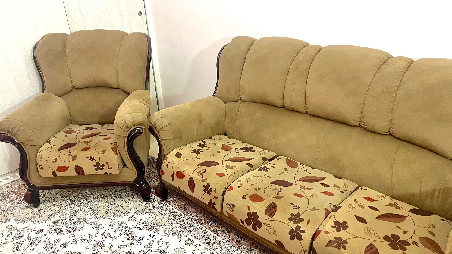 مبلمان ۷ نفره فوری فروشی|مبلمان خانگی و میز عسلی|تهران, شادمان|دیوار