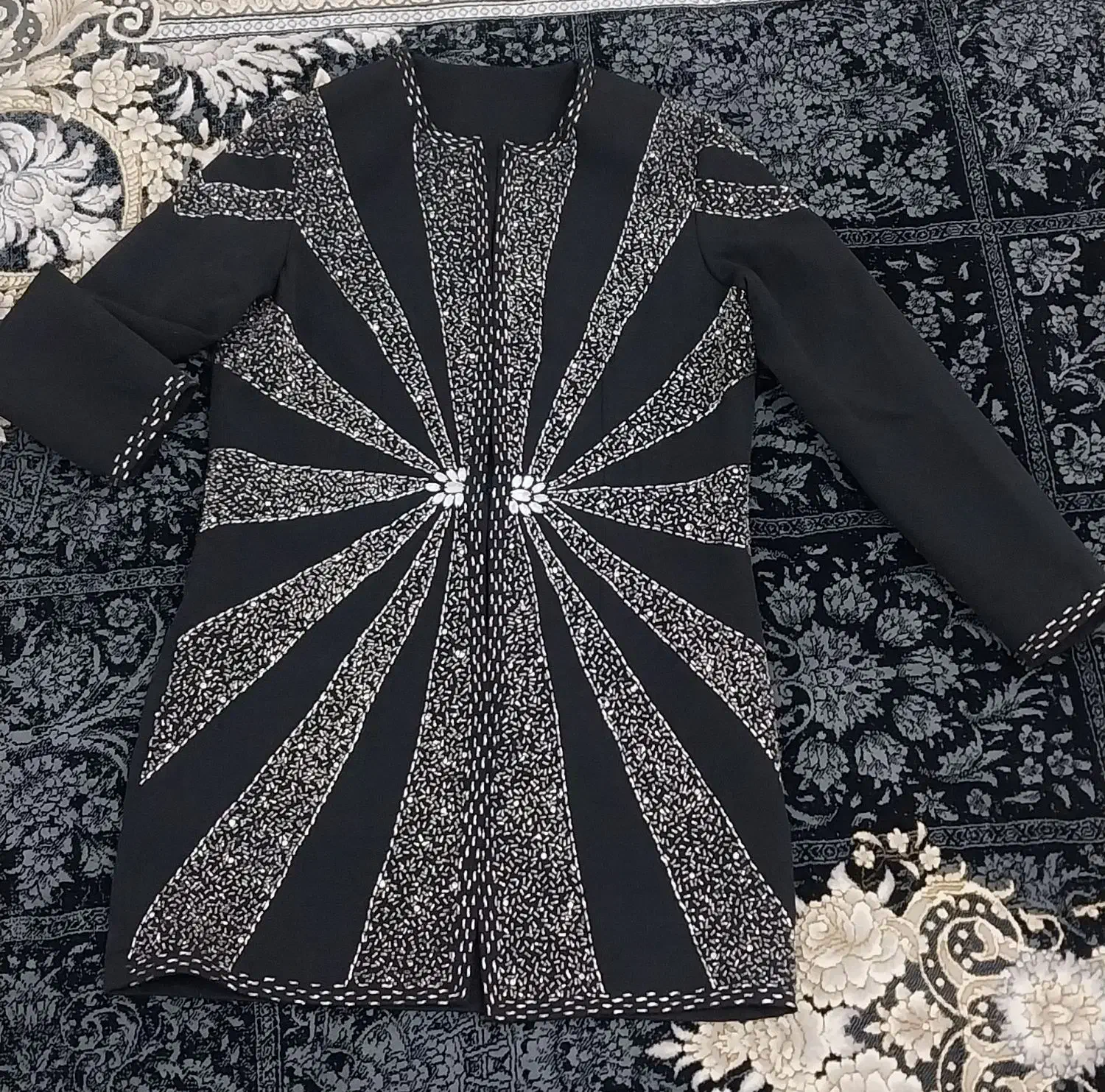 مانتو مجلسی سنگ دوزی|لباس|محمدشهر, محمدشهر|دیوار