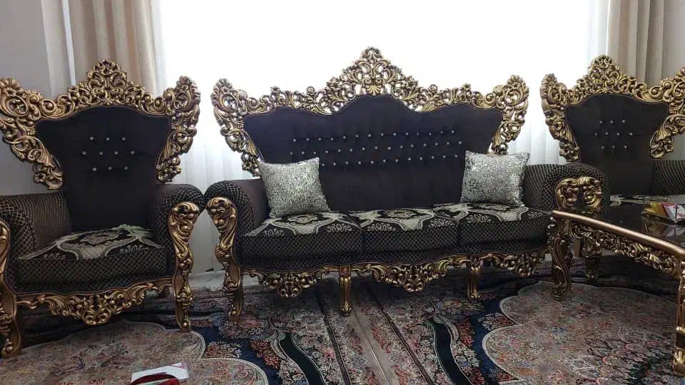 مبلمان سلطنتی|مبلمان خانگی و میز عسلی|اسلام‌شهر, شهرک واوان|دیوار