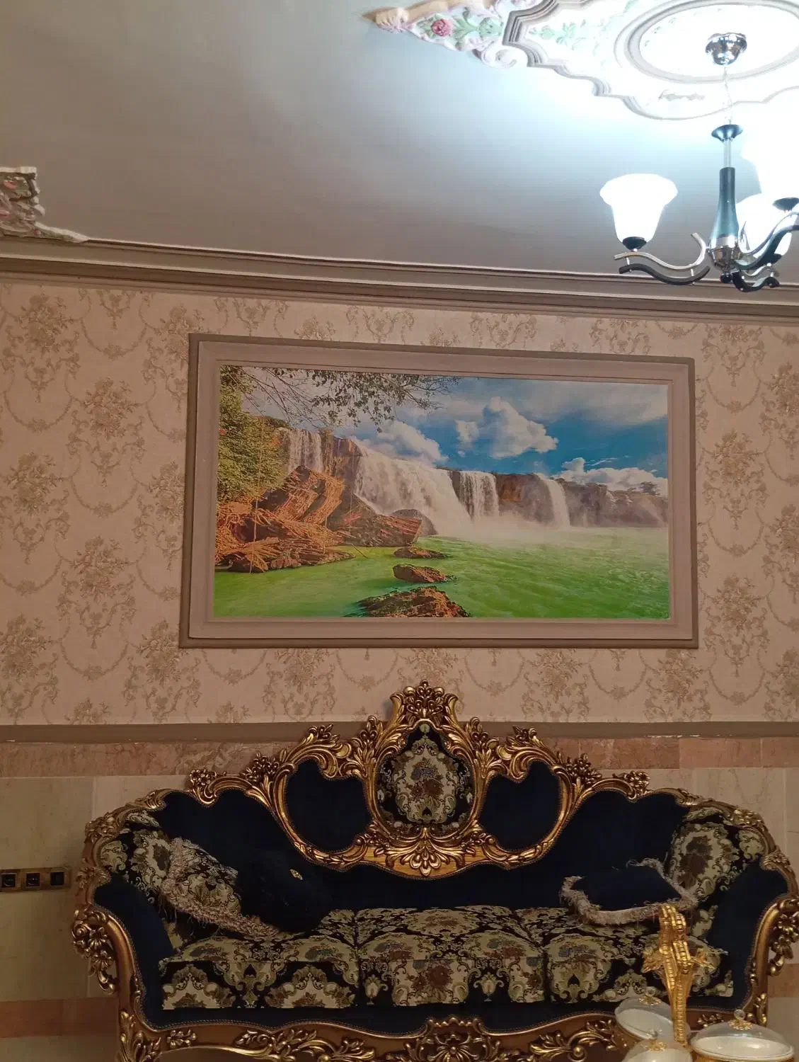 ف ونصب کاغذدیواری پوستر ۳بعدی نقاشی ساختمان ویلا|خدمات پیشه و مهارت|چابهار, |دیوار