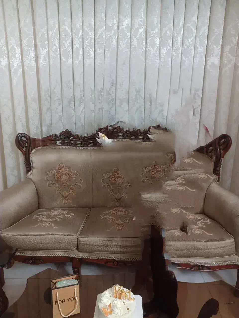 مبل استیل چوب گردو ملایر|مبلمان خانگی و میز عسلی|ری, شهرری|دیوار