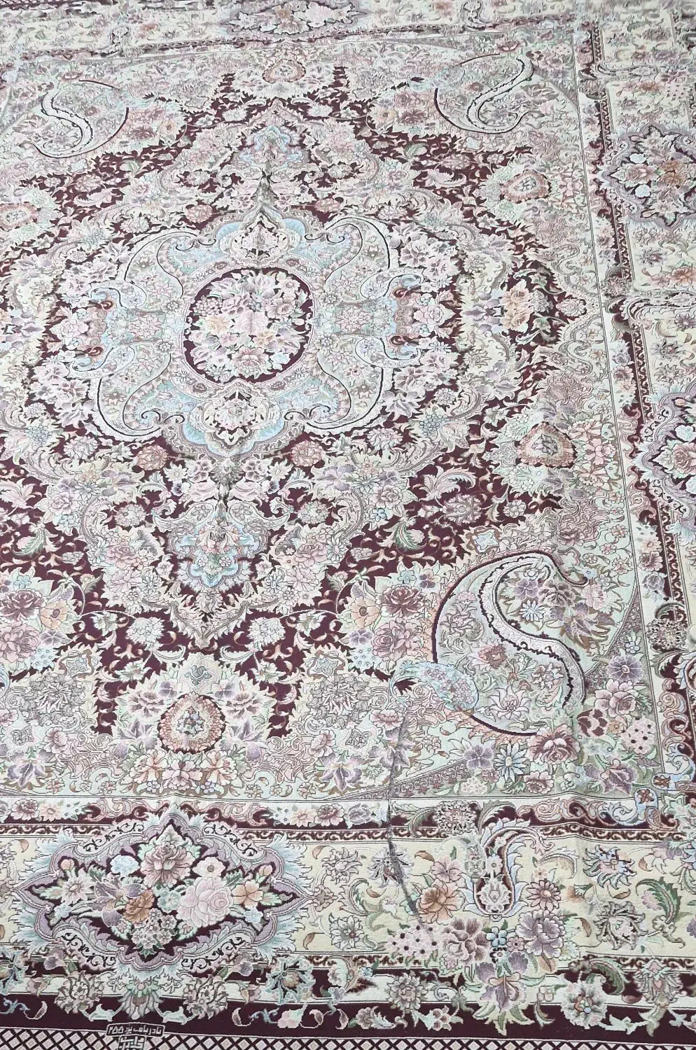 روفرشی طرح فرش جنس ابریشمی ۱۵۰۰|روفرشی|تهران, اسفندیاری|دیوار