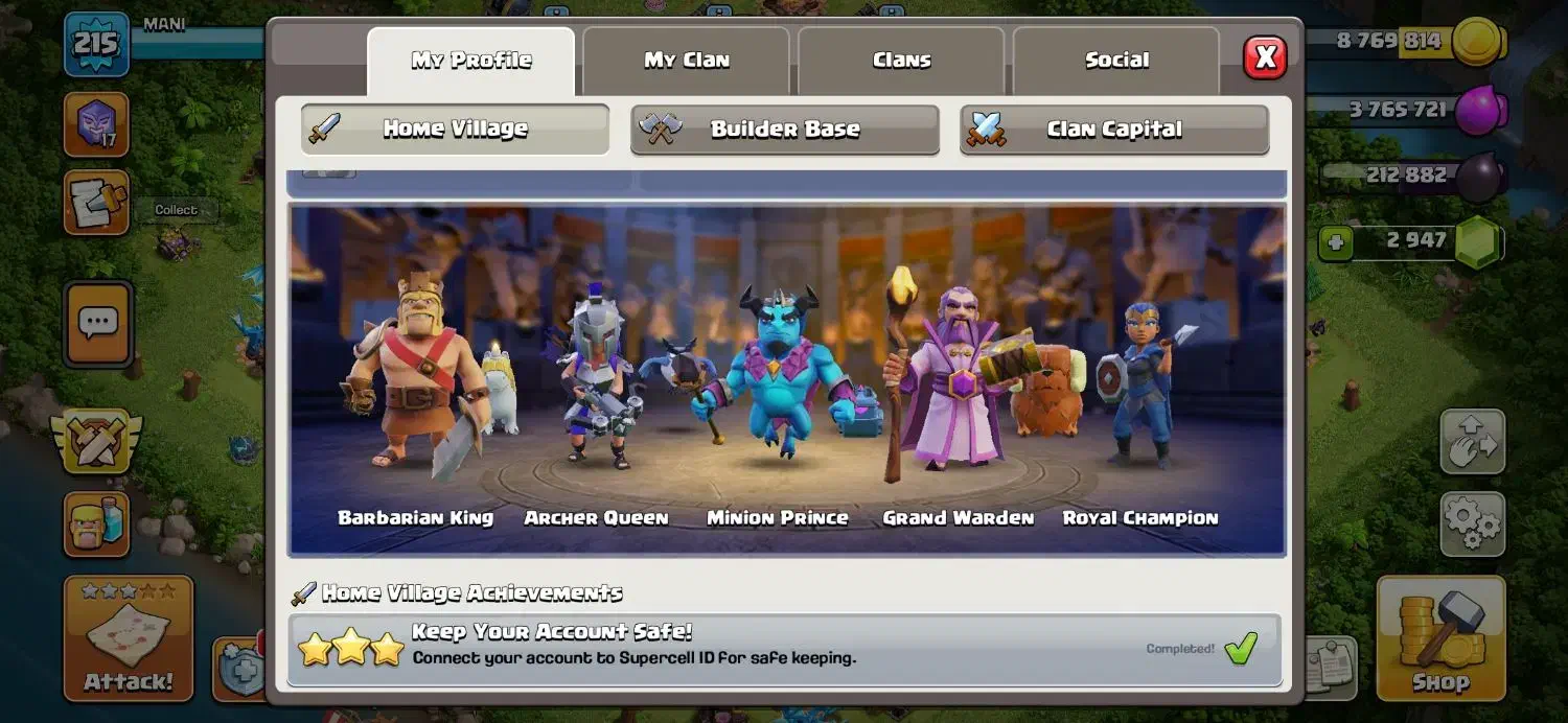 اکانت کلش اف کلنز|کنسول، بازی ویدئویی و آنلاین|سنندج, |دیوار