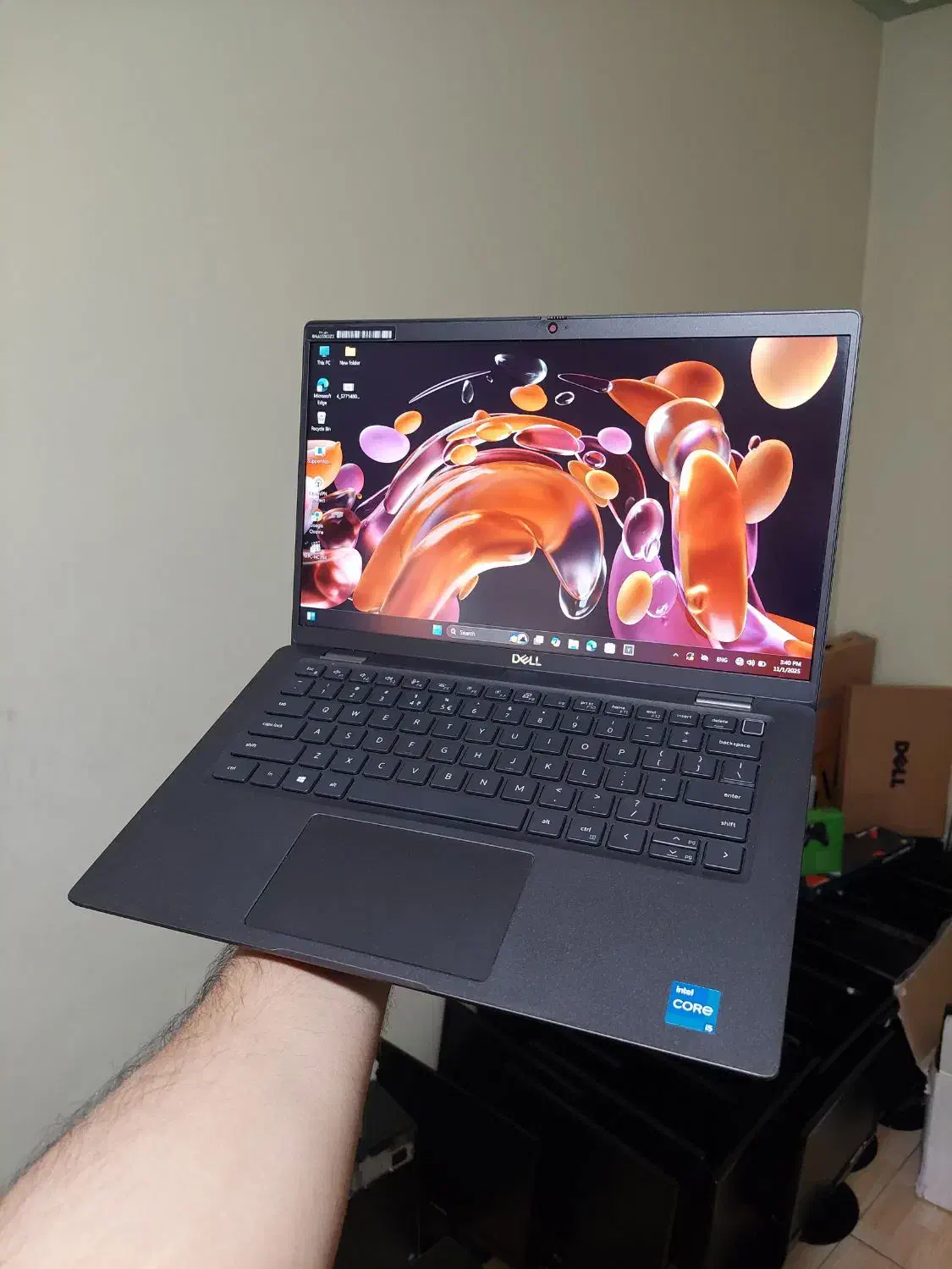 لپ‌تاپ دل core i5 سوپر اسلیم باریک سبک|رایانه همراه|تهران, مینای جنوبی|دیوار