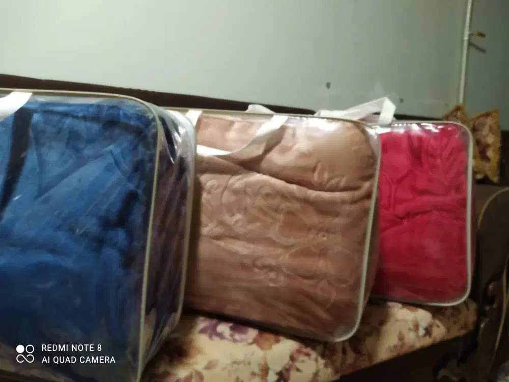 پتو گلبافت دو نفره نرمینه|رختخواب، بالش، پتو|چرام, |دیوار