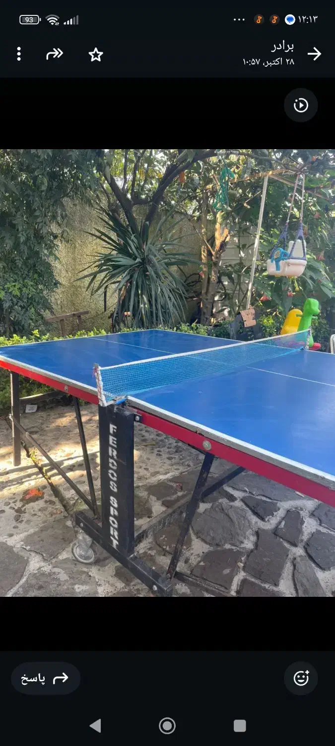 میز پینک پنگ فردوس|تجهیزات ورزشی|چالوس, |دیوار