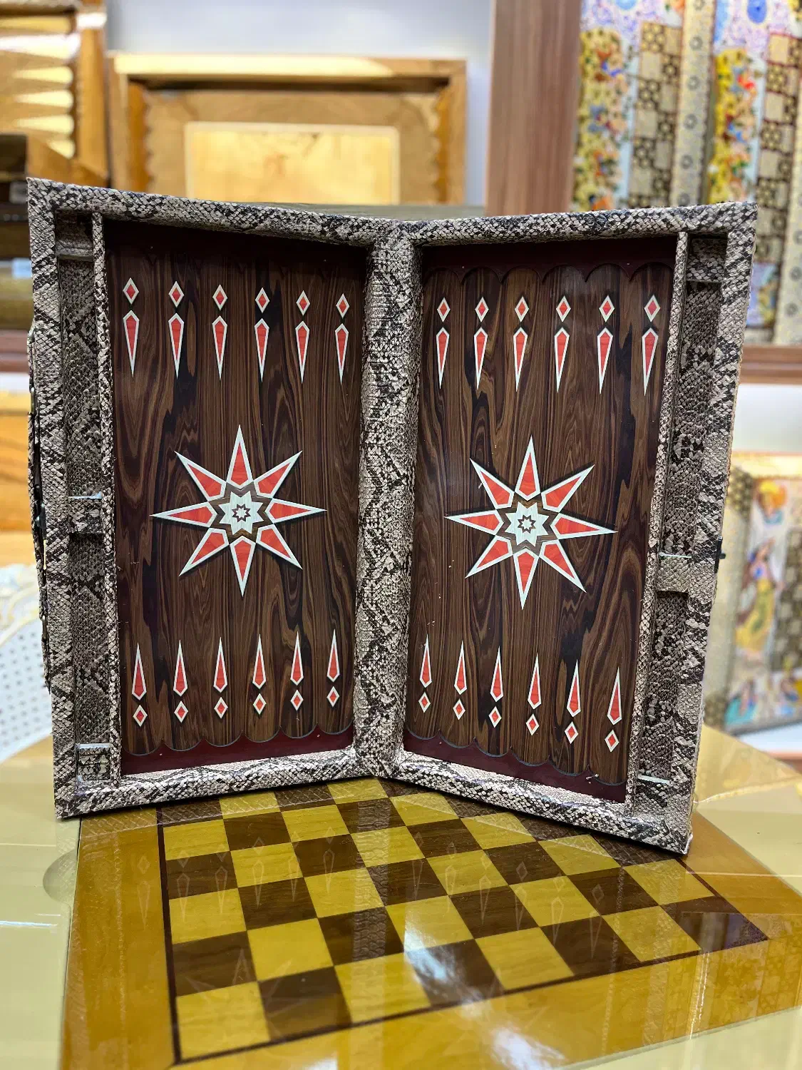 تخته نرد های چرمی 50*50|اسباب‌‌بازی|مشهد, تربیت (صدف)|دیوار