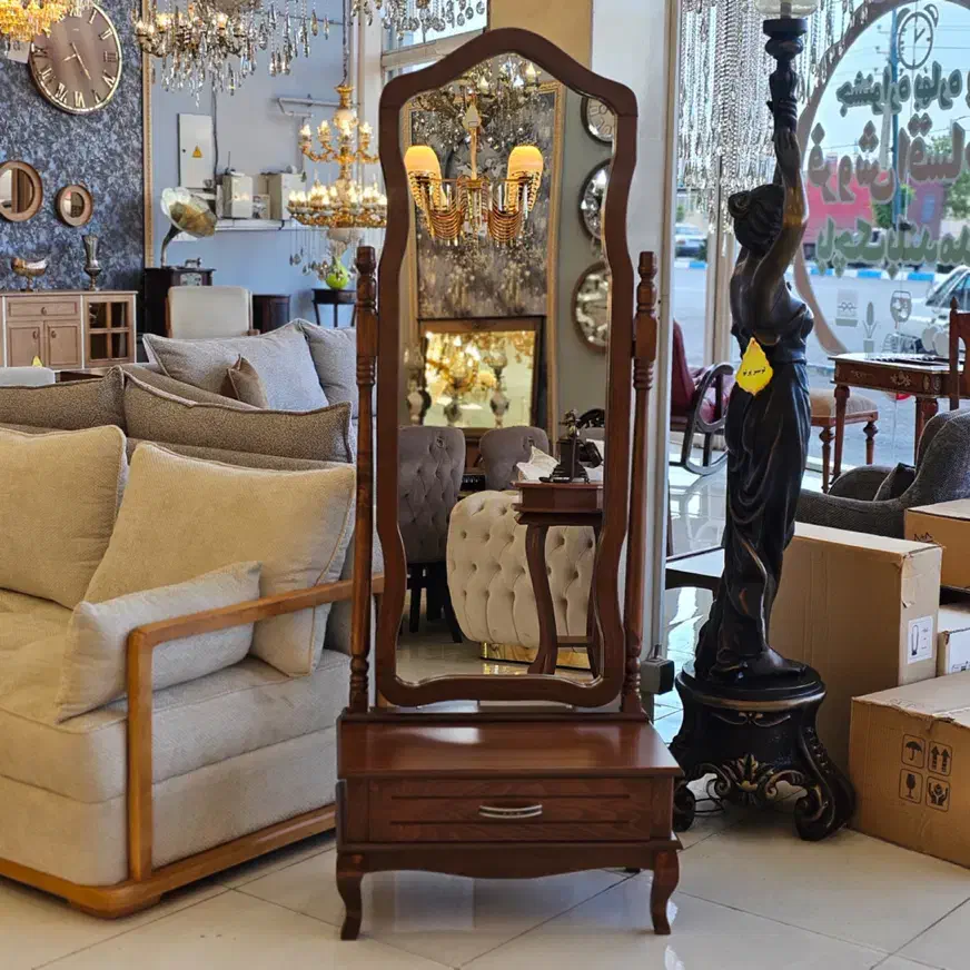 اینه قدی چوبی|بوفه، ویترین، کنسول|شهریار, شهرک وائین|دیوار