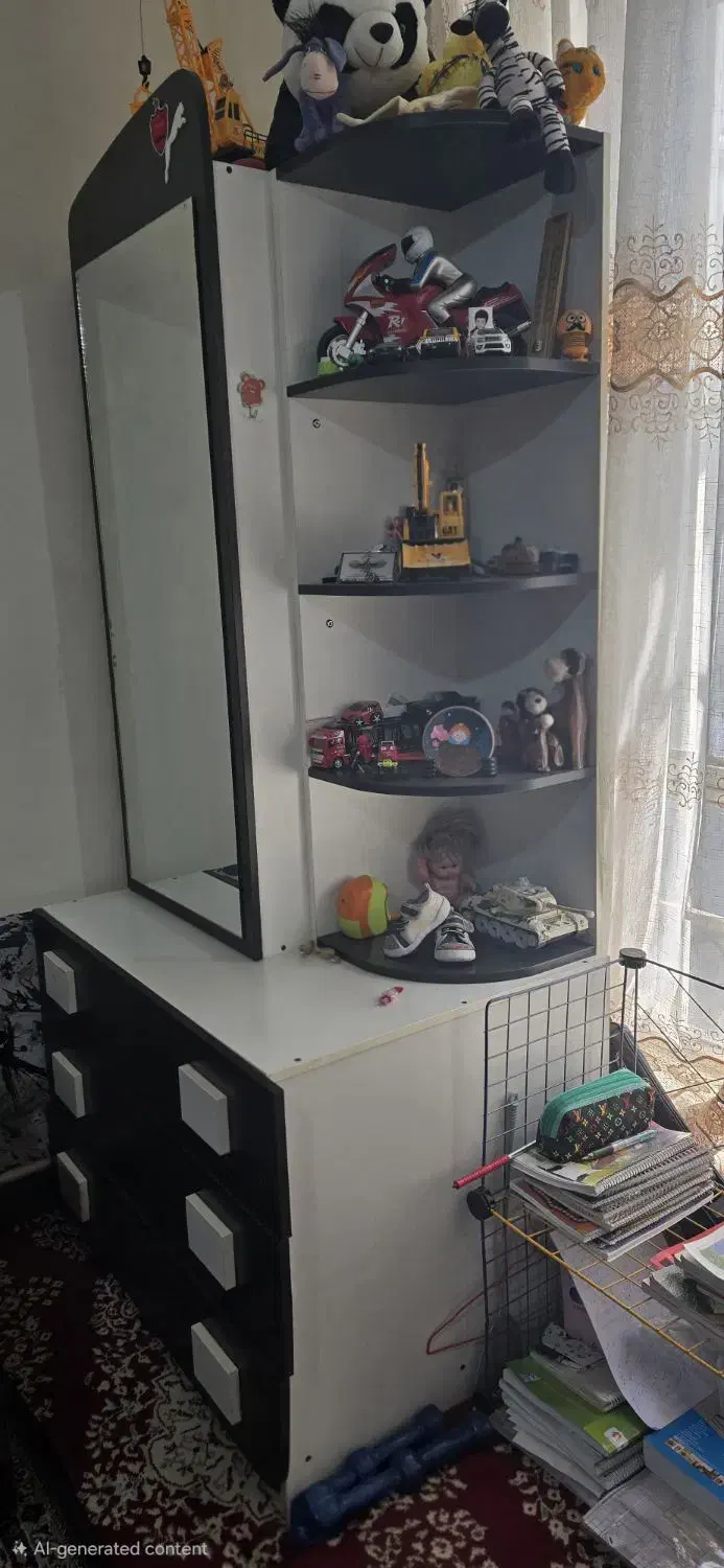 سرویس خواب دو تکه کاملاً سالم برند پوما|تخت و سرویس خواب|سیرجان, |دیوار