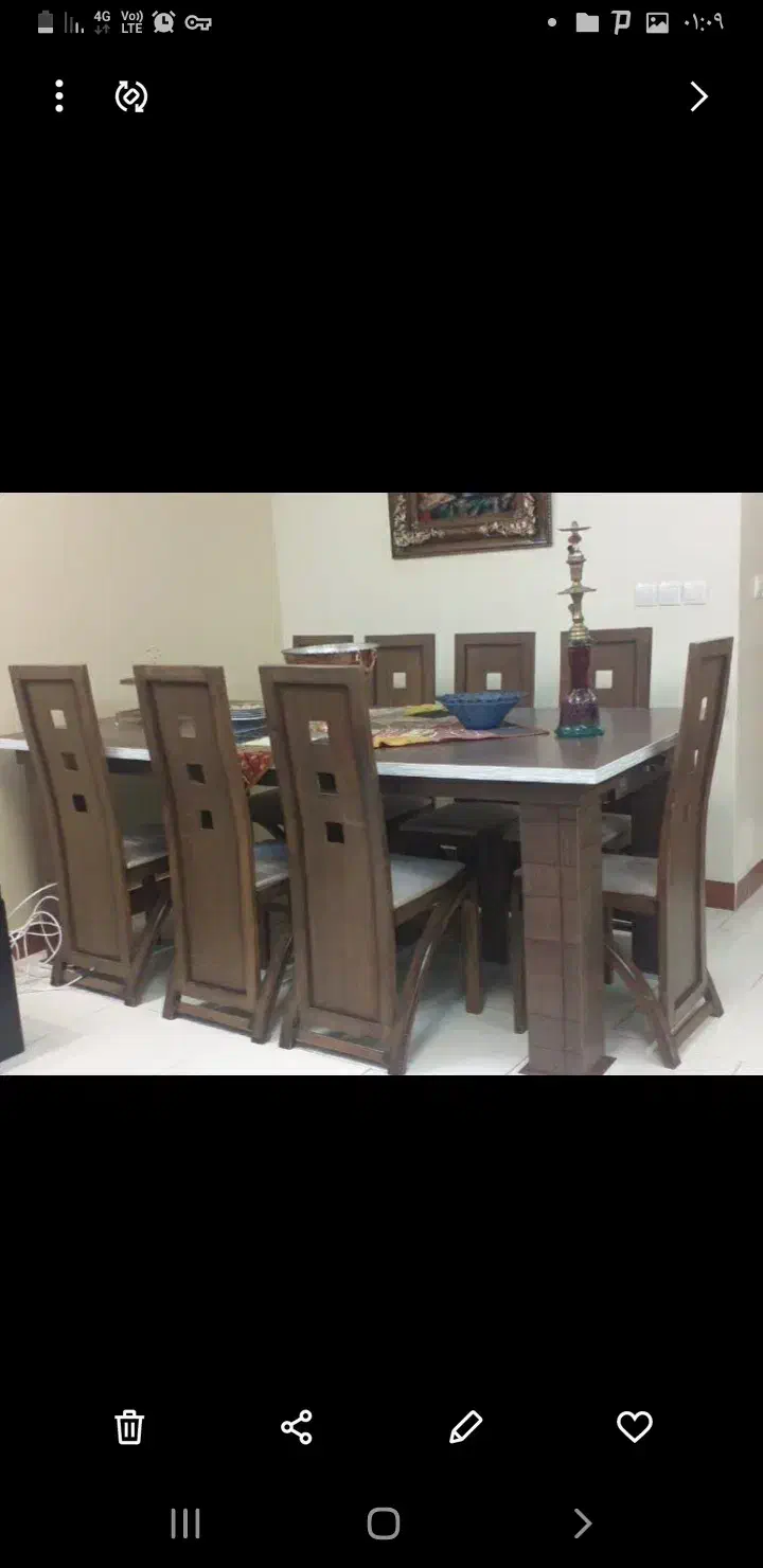 میزغذاخوری ۸نفره|میز و صندلی غذاخوری|زنجان, |دیوار