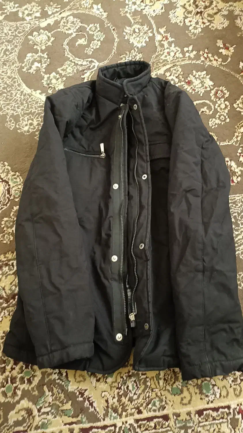 کاپشن مردانه مشکی اسپرت، تمیز و سالم|لباس|دهلران, |دیوار