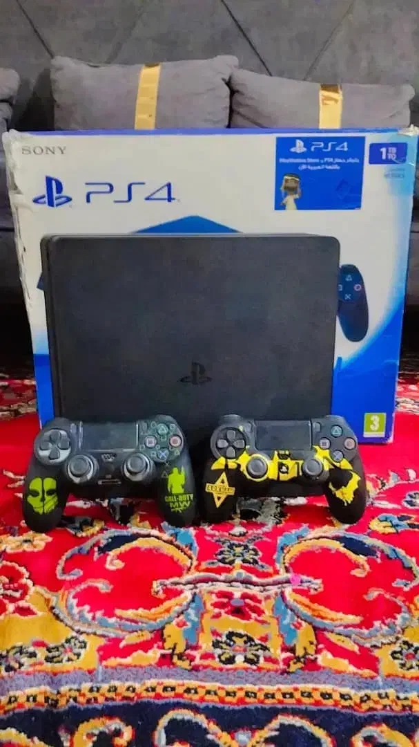 PS4اسلیم ۱ترابایت|کنسول، بازی ویدئویی و آنلاین|خرمشهر, |دیوار