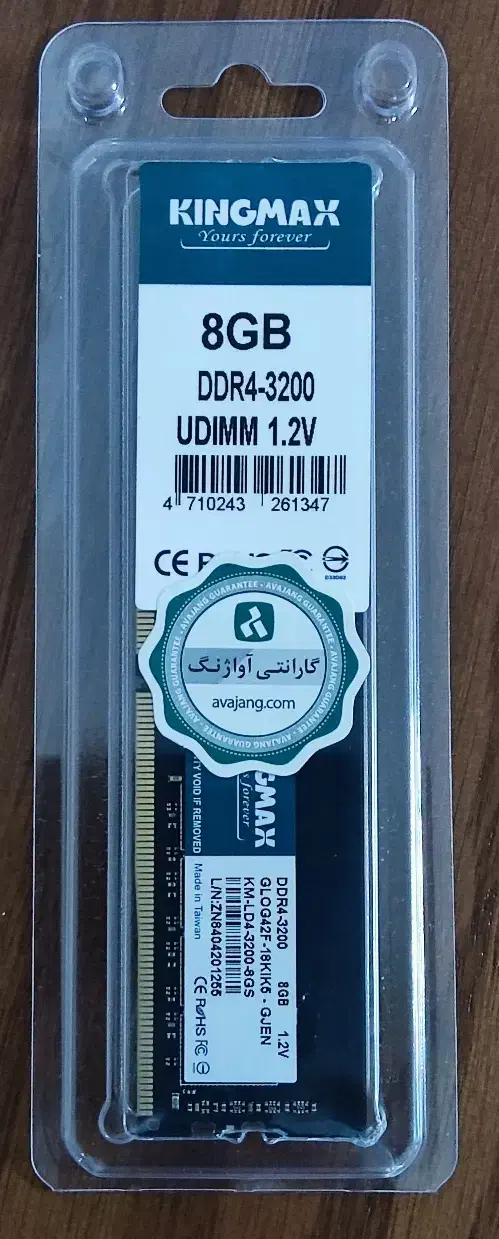 رم کامپیوتر 8 گیگ 3200 کاملا نو گارانتی اواژنگ|قطعات و لوازم جانبی رایانه|مشهد, جاهد شهر|دیوار