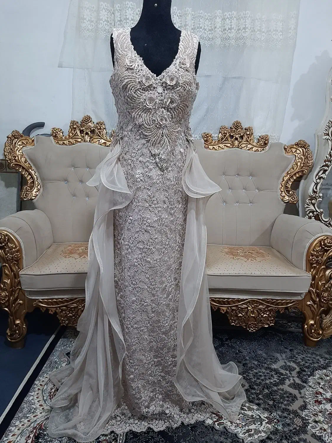 پیراهن مجلسی شیک سایز46|لباس|پاکدشت, خاتون آباد|دیوار