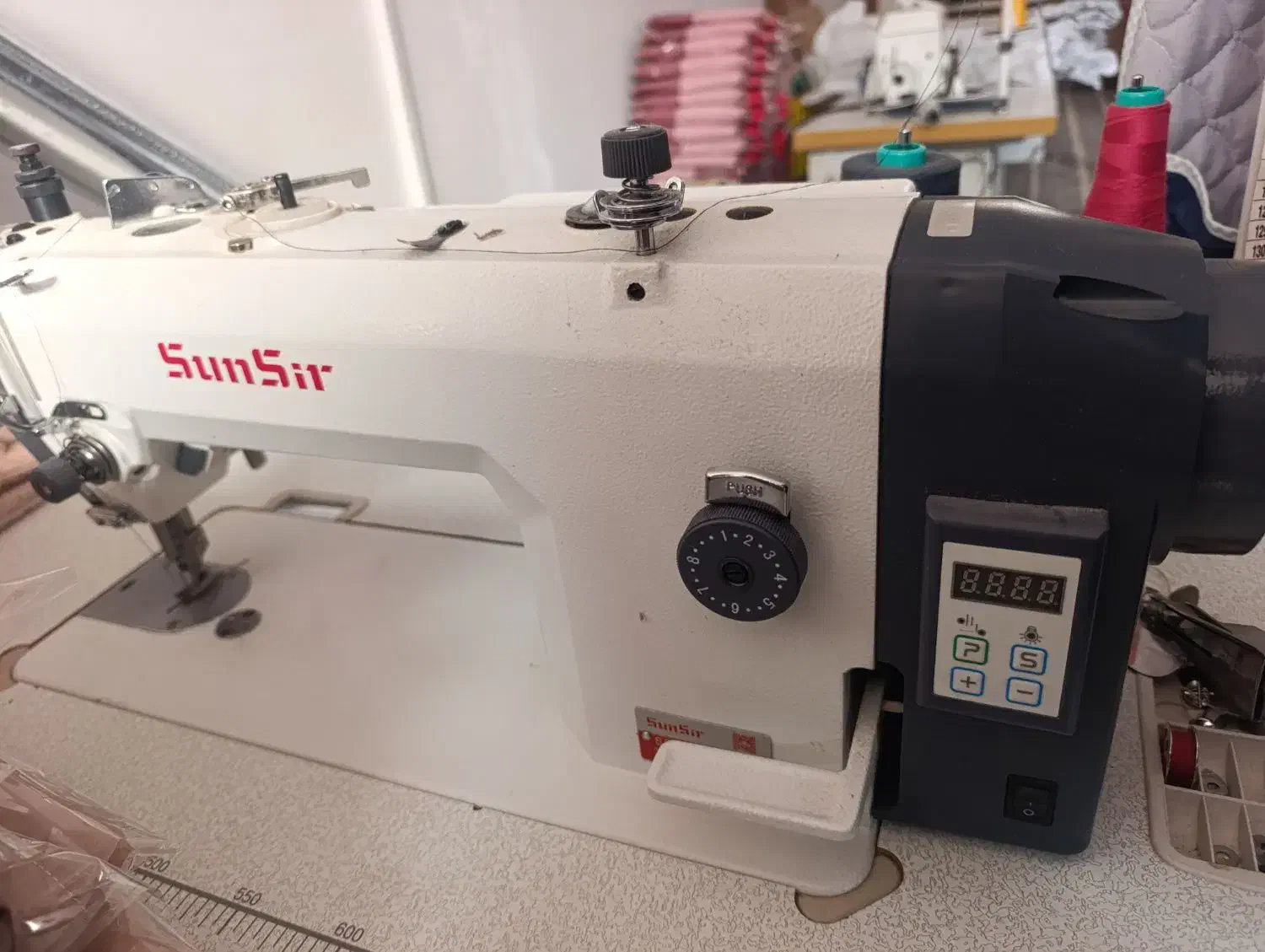 چرخ راسته دو پایه سانسیر ضخیم دوز نیمه اتومات|چرخ خیاطی و ریسندگی|اردبیل, |دیوار