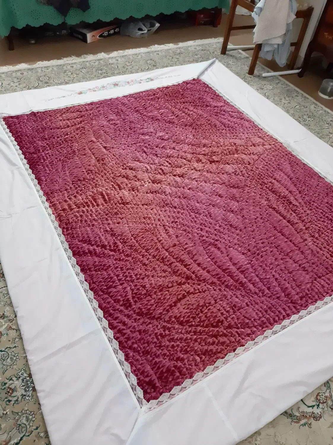 لحاف دو نفره و یک نفره|رختخواب، بالش، پتو|اهواز, کوروش|دیوار