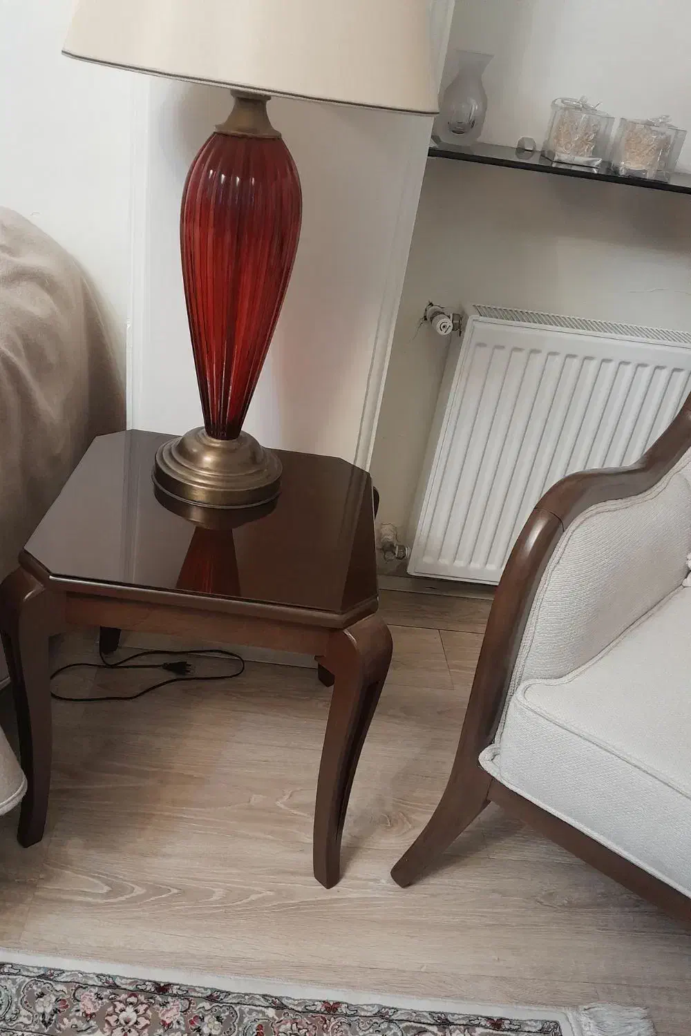 دو عدد میز عسلی چوبی|مبلمان خانگی و میز عسلی|کرج, شهرک بنفشه|دیوار