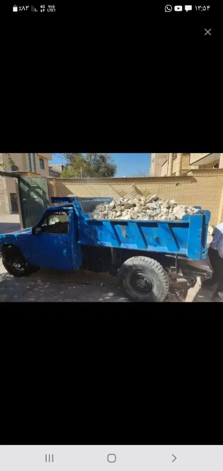 حمل نخاله ساختمانی نیسان با کارگر بدون کارگر|خدمات حمل و نقل|اصفهان, شهریار|دیوار