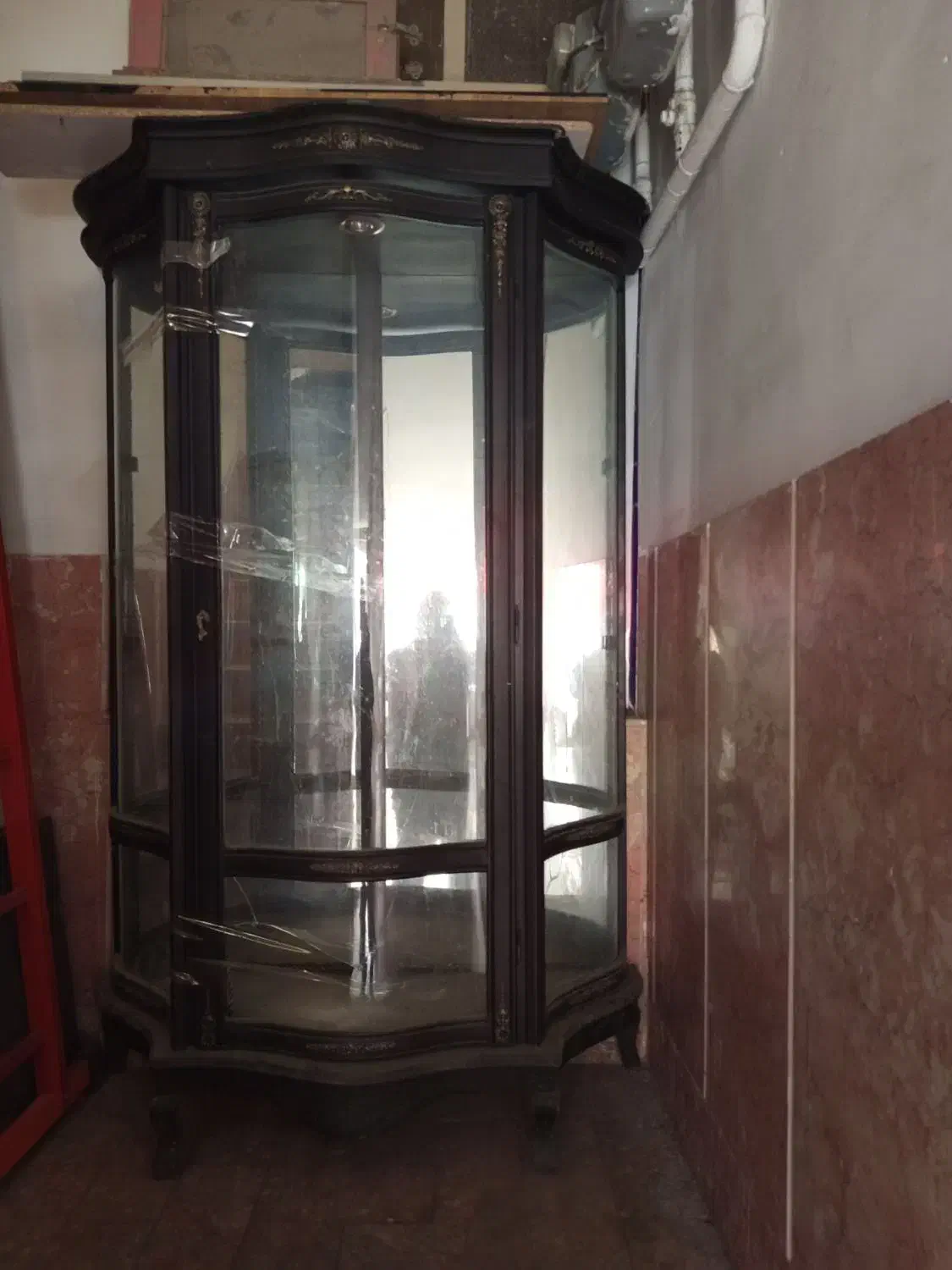 گنجه چوبی بوفه|بوفه، ویترین، کنسول|مشهد, کوی المهدی|دیوار