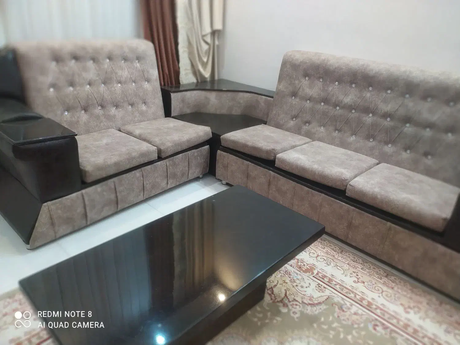 مبل ۷ نفره L|مبلمان خانگی و میز عسلی|دامغان, |دیوار