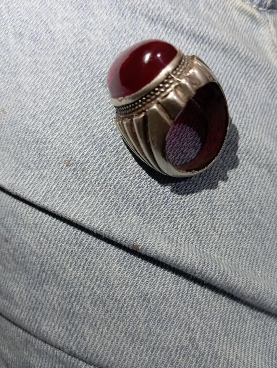 انگشتر نقره یاقوت|جواهرات|بندرعباس, |دیوار