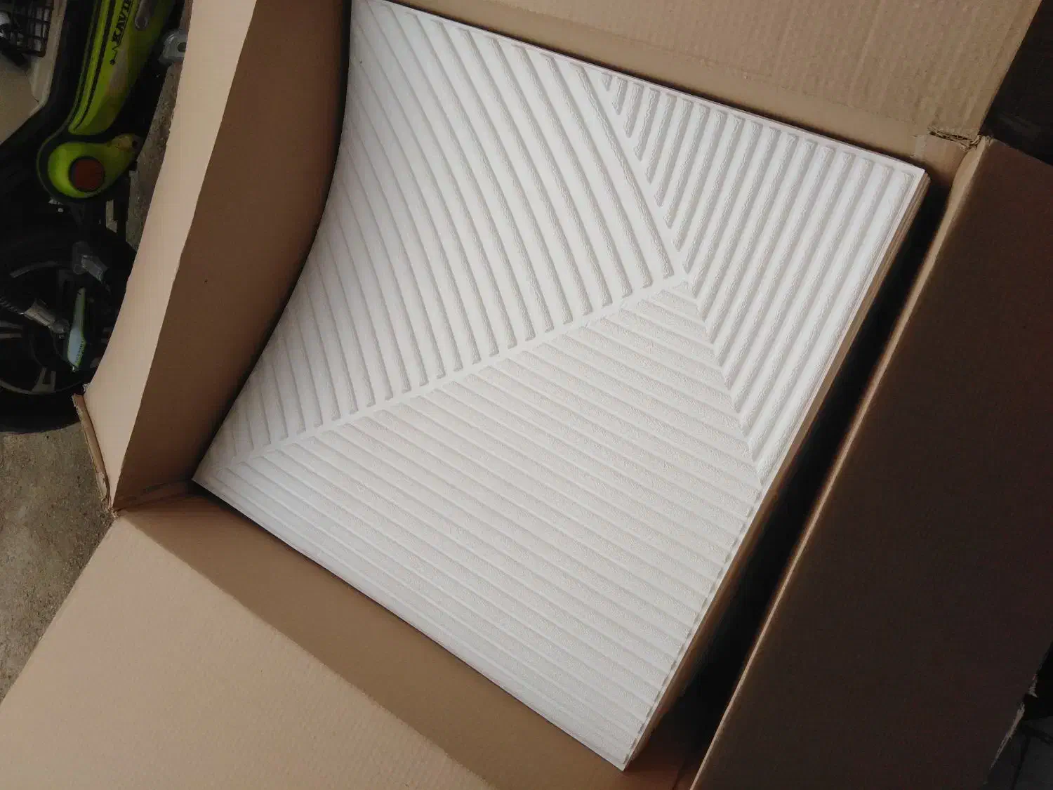 دیوارپوش ترمو فوم پشت چسبدار مناسب فضای داخلی|مصالح و تجهیزات ساختمان|رشت, کوی حسینی|دیوار