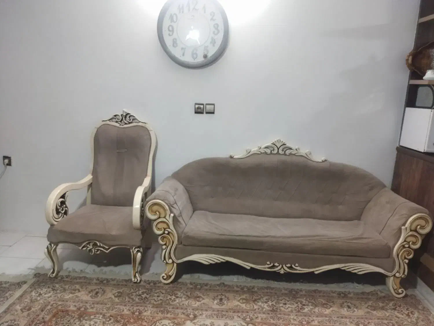 مبل 7نفر|مبلمان خانگی و میز عسلی|مشهد, حضرت حجت|دیوار