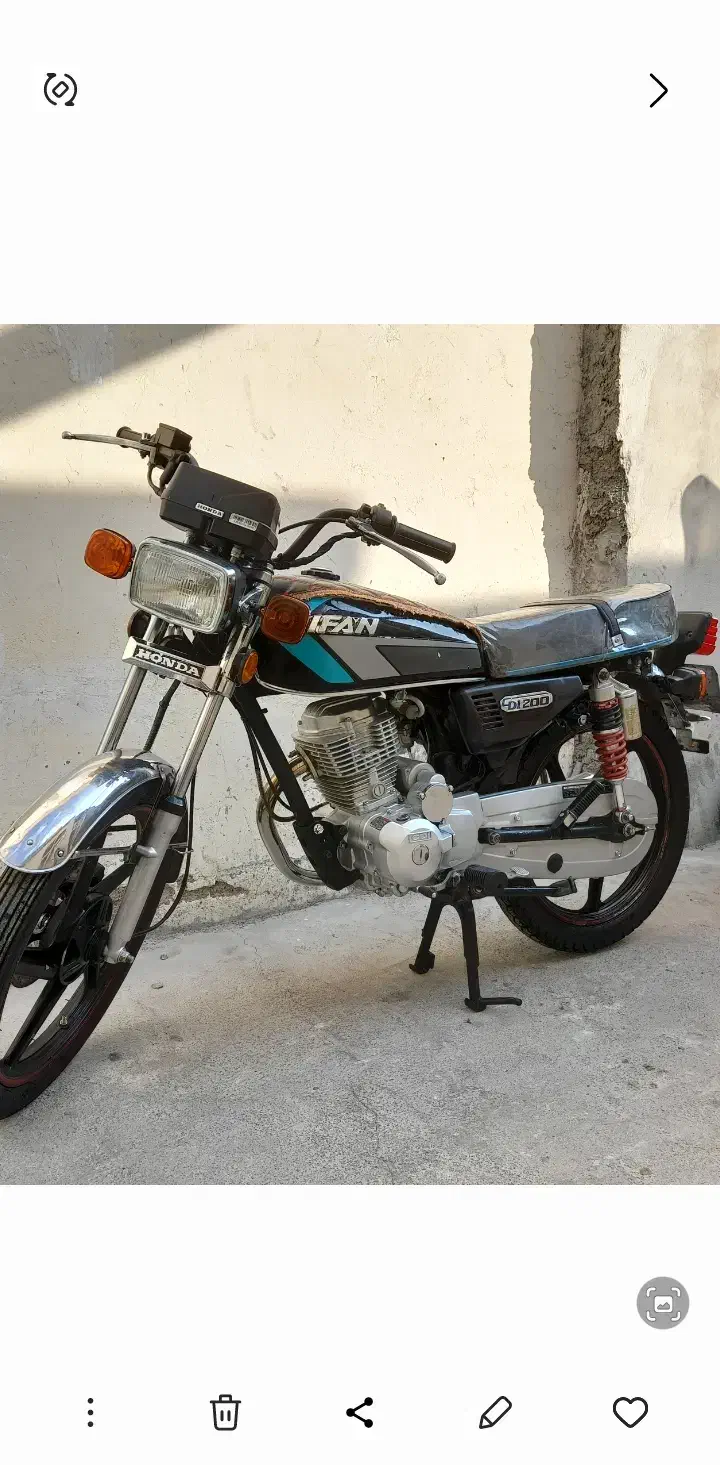 موتور ۲۰۰ مدادک کامل|موتورسیکلت|فرخ‌شهر, |دیوار