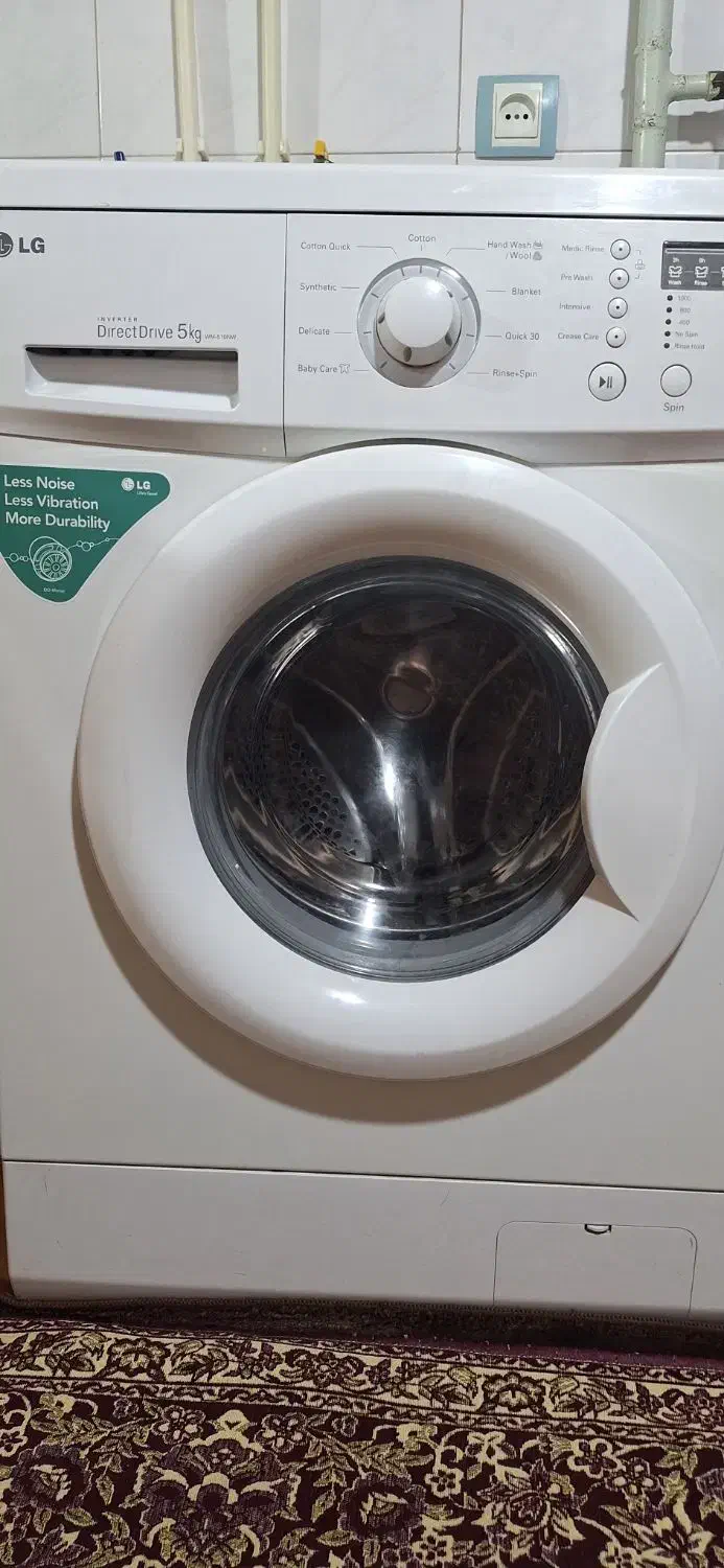 لباسشویی ال جی|ماشین لباسشویی و خشک‌کن لباس|بستان آباد, |دیوار
