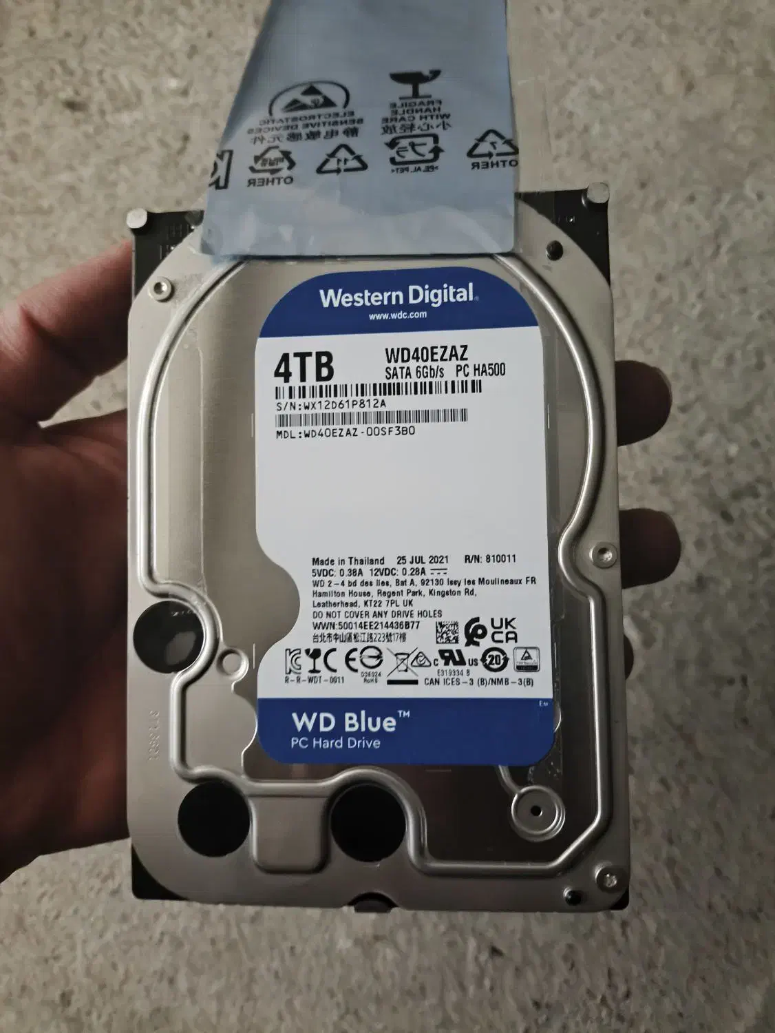 هارد 4TB آبی|قطعات و لوازم جانبی رایانه|برخوار, |دیوار