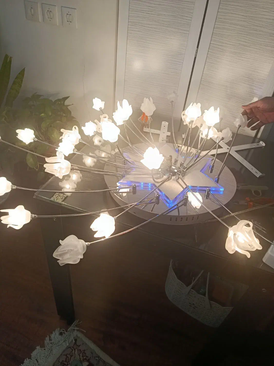 لوستر سقفی|لوستر و چراغ آویز|تبریز, |دیوار