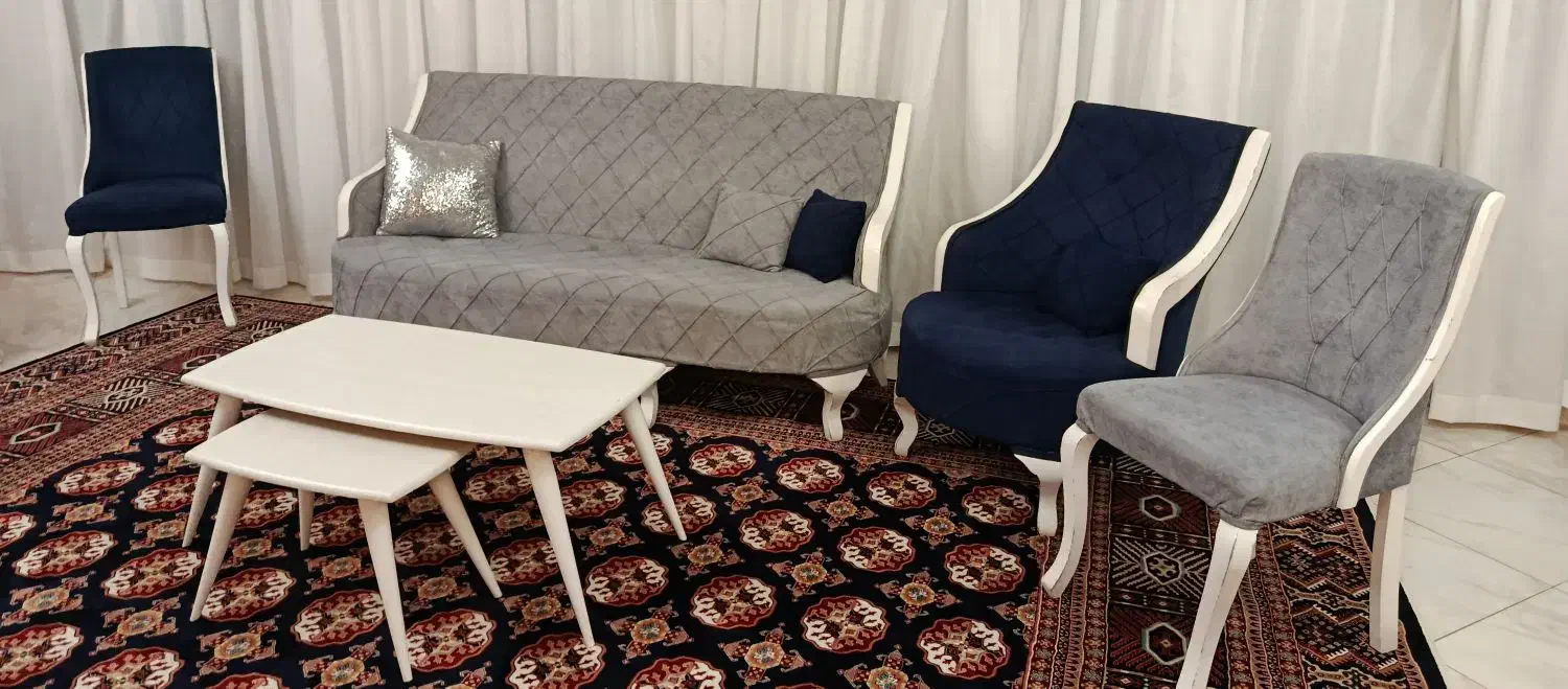 مبلمان ۹ نفره|مبلمان خانگی و میز عسلی|مشهد, شهید بهشتی|دیوار