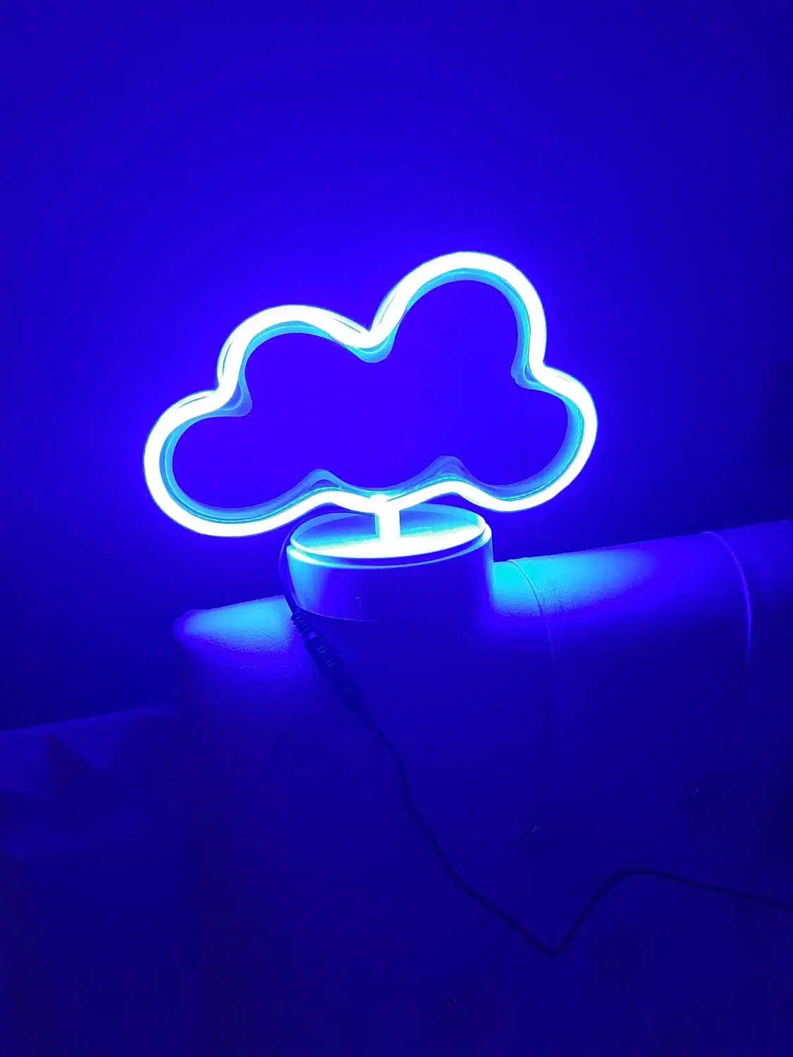 استند نئونی ،شکل ابر،نو|صنایع دستی و سایر لوازم تزئینی|مشگین شهر, |دیوار