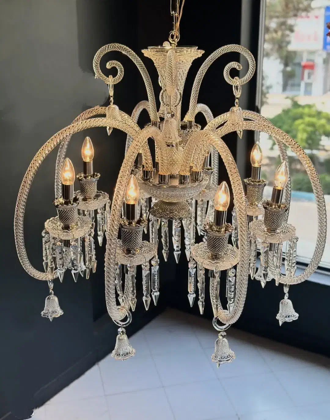 باکارات وارداتی تمام کریستال. باکارا اصل|لوستر و چراغ آویز|کرج, شهرک بنفشه|دیوار