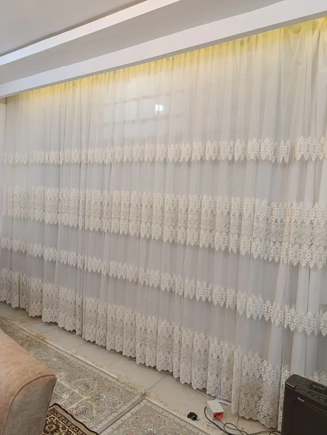 پرده|پرده، رانر، رومیزی|نیشابور, شهرک رسولی|دیوار