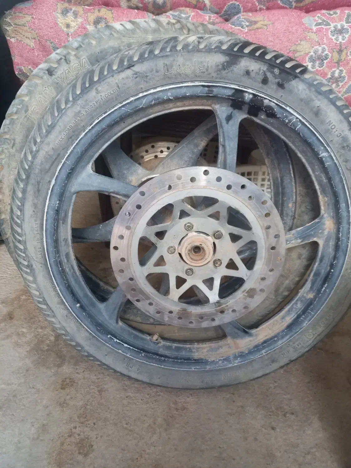 طوقه آپاچی در حد نو|قطعات یدکی و لوازم جانبی|تربت‌حیدریه, پائین ولایت|دیوار