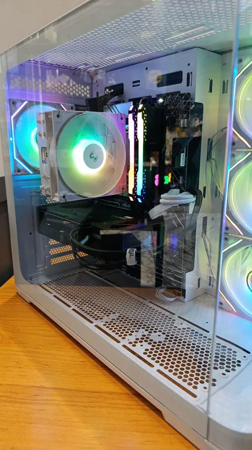 کیس گیمینگ رندرینگrtx4060asus ram32 rgb i5 13400f|رایانه رومیزی|تهران, صادقیه|دیوار