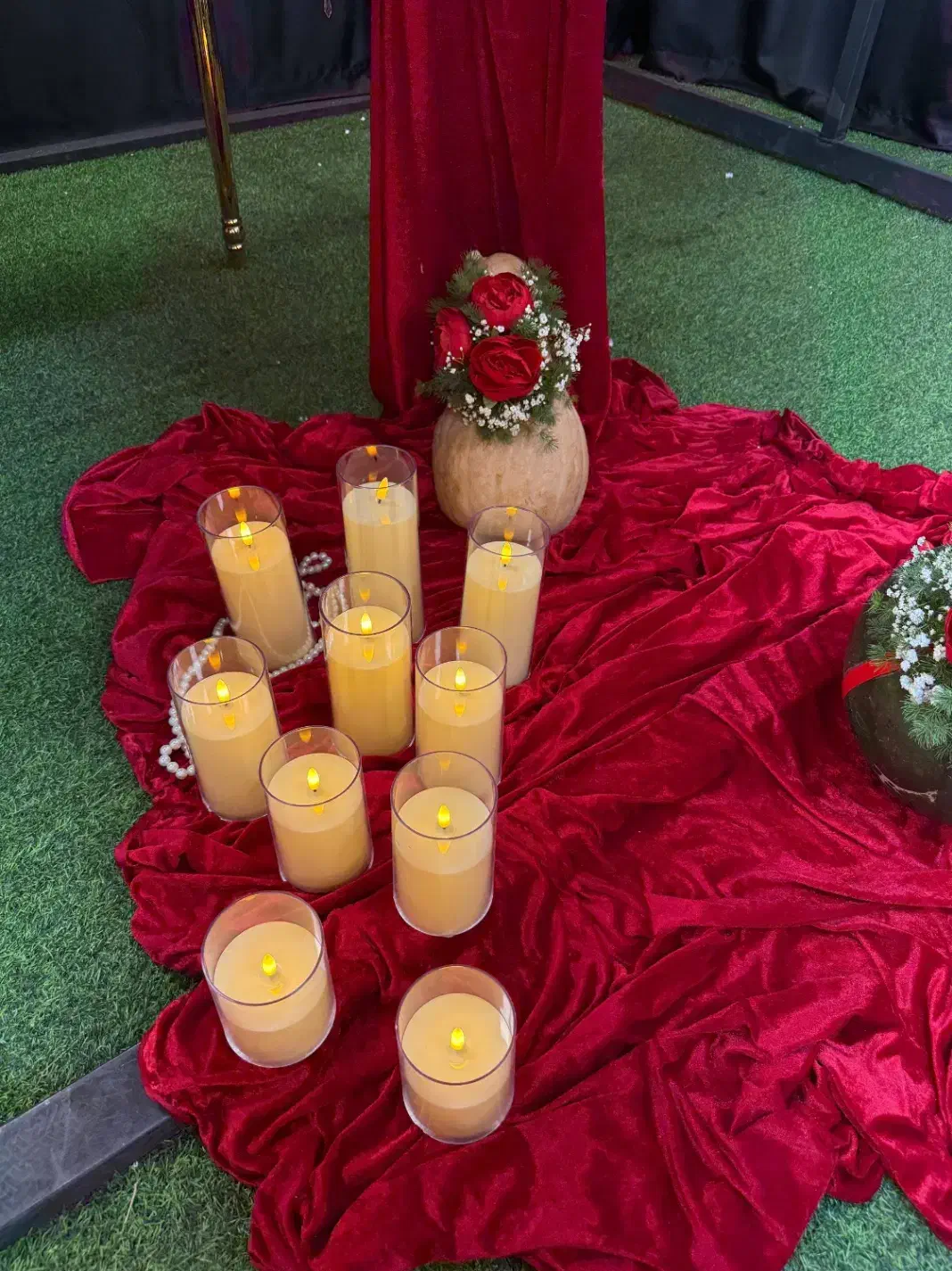 شمع استوانه ایی وارداتی کنترل دار|صنایع دستی و سایر لوازم تزئینی|تهران, هرندی|دیوار