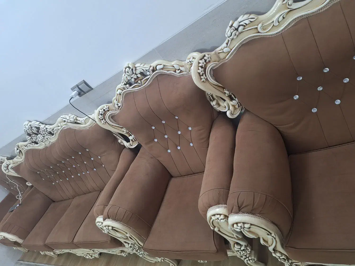 مبل هفت نفره با میز عسلی|مبلمان خانگی و میز عسلی|یزد, |دیوار