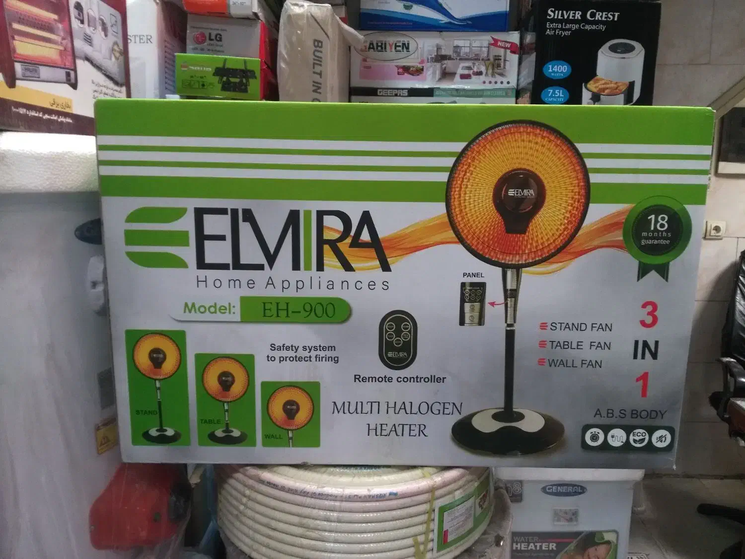 بخاری برقی ایستاده ۳ منظوره فن دار بدون فن نوآکبند|بخاری، هیتر، شومینه|اصفهان, فرح آباد|دیوار